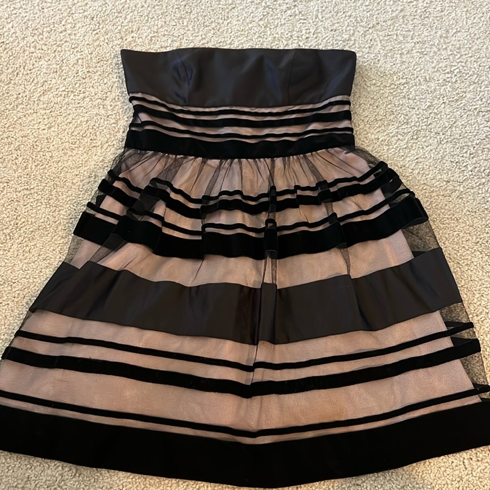 MANGO Strapless Dress